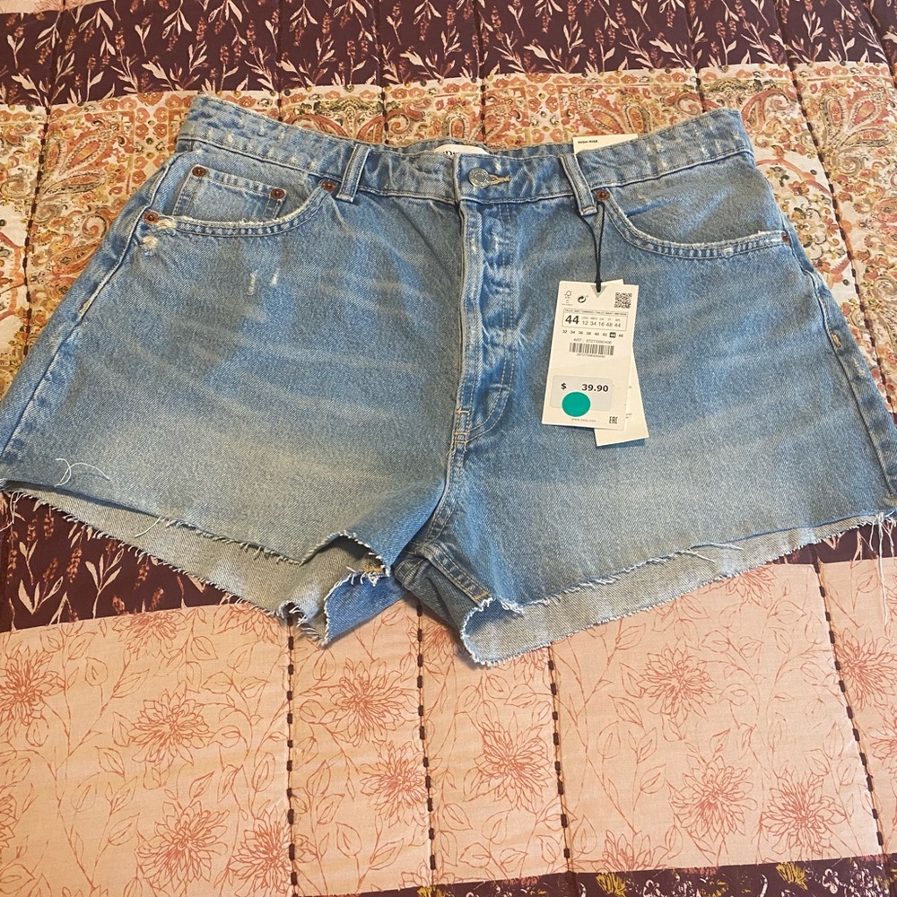 NWT ZARA DENIM SHORTS